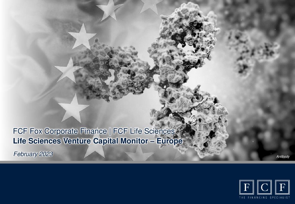 thumbnail of 2023-03-22 – FCF Life Sciences Venture Capital Monitor – Europe – 02-2023