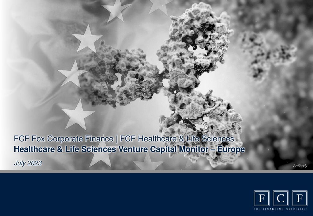 thumbnail of 2023-08-04 – FCF Healthcare & Life Sciences Venture Capital Monitor – Europe – 07-2023