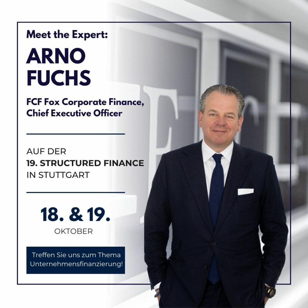 FCF auf der 19. Structured Finance am 18. & 19. Oktober 2023 in ...